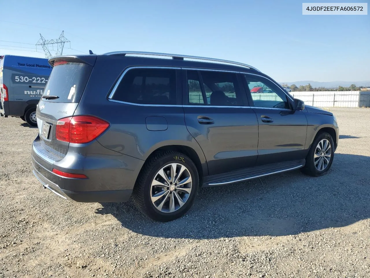 2015 Mercedes-Benz Gl 350 Bluetec VIN: 4JGDF2EE7FA606572 Lot: 76838574