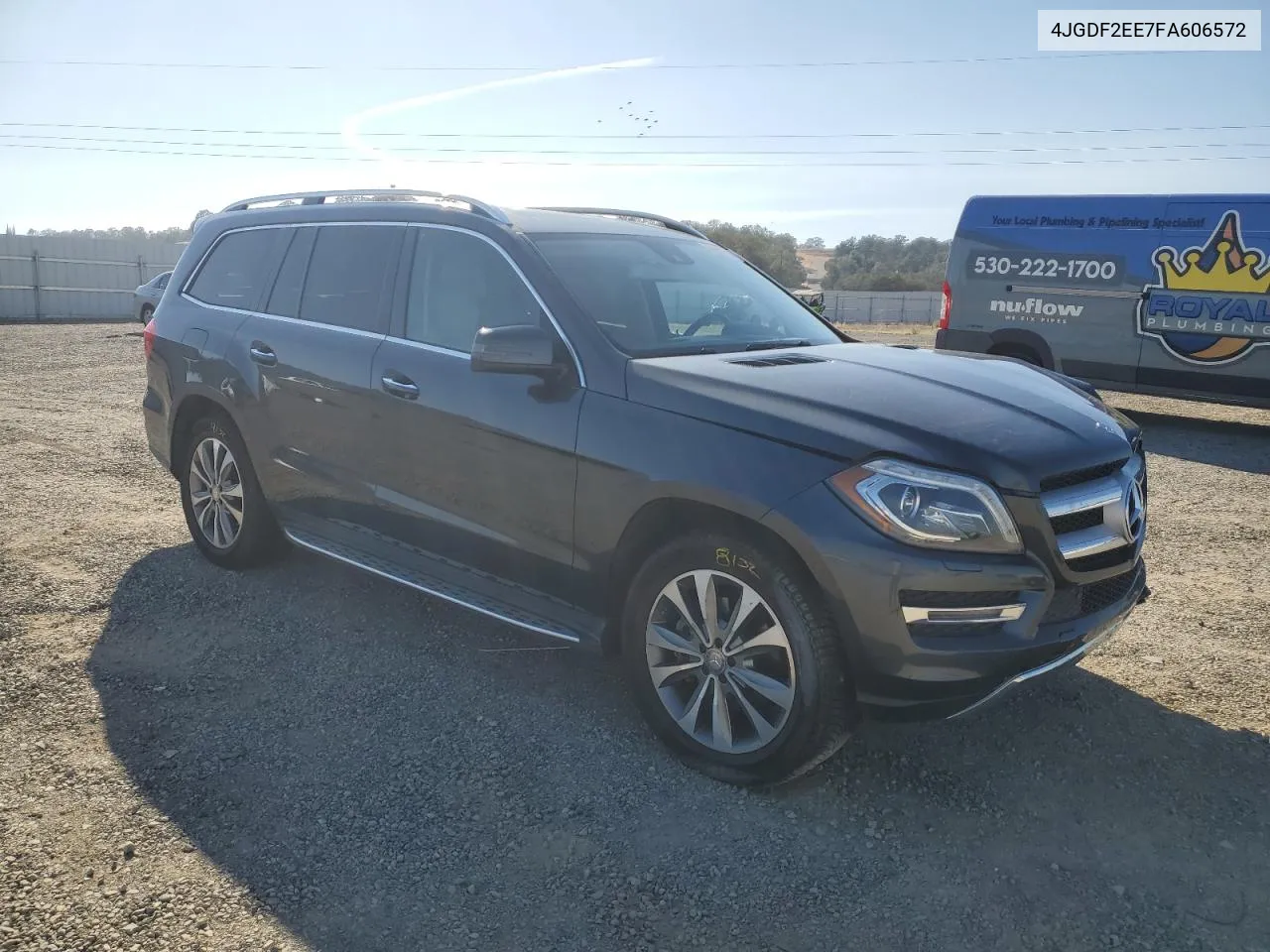 2015 Mercedes-Benz Gl 350 Bluetec VIN: 4JGDF2EE7FA606572 Lot: 76838574