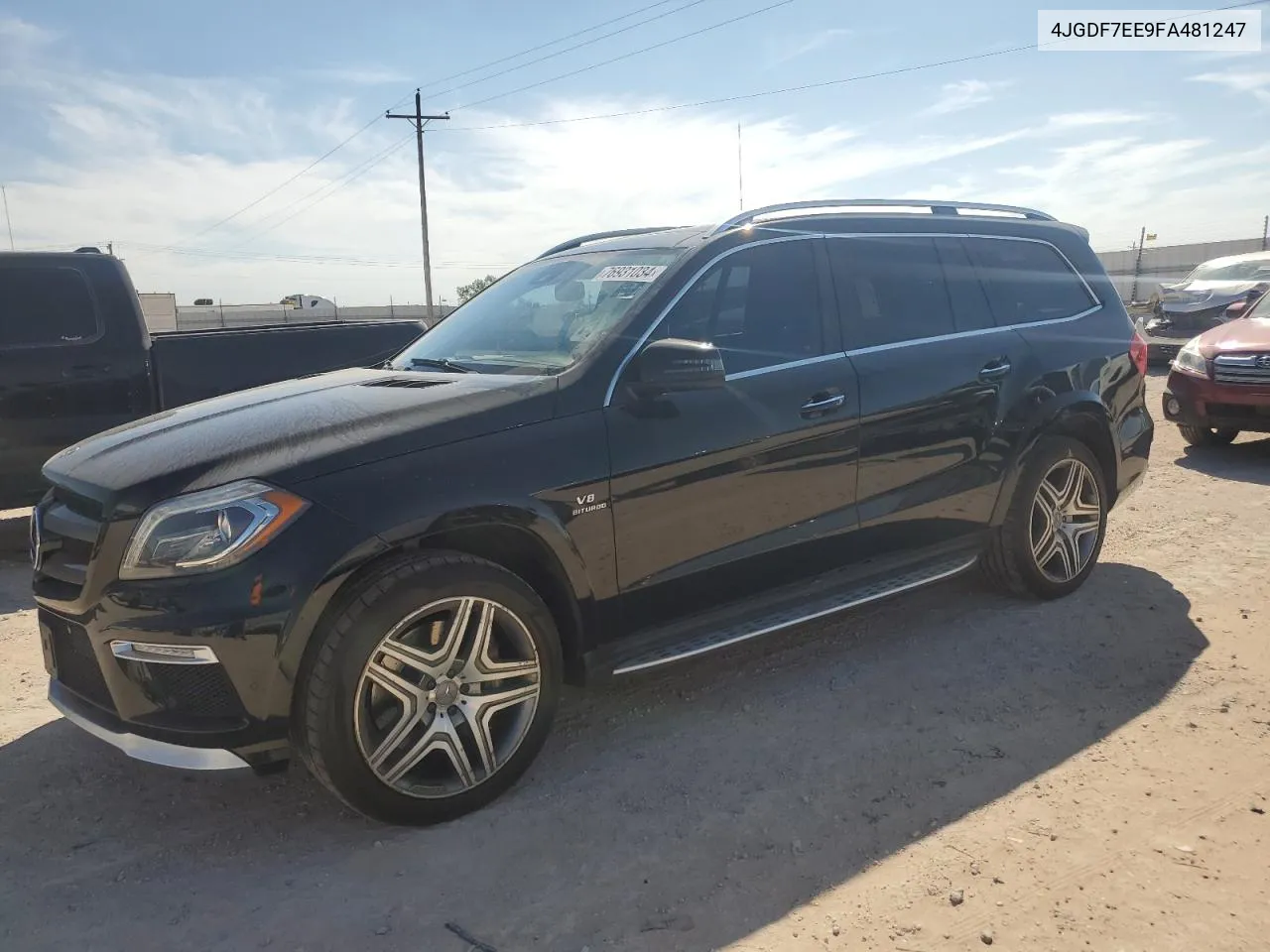 2015 Mercedes-Benz Gl 63 Amg VIN: 4JGDF7EE9FA481247 Lot: 76931034