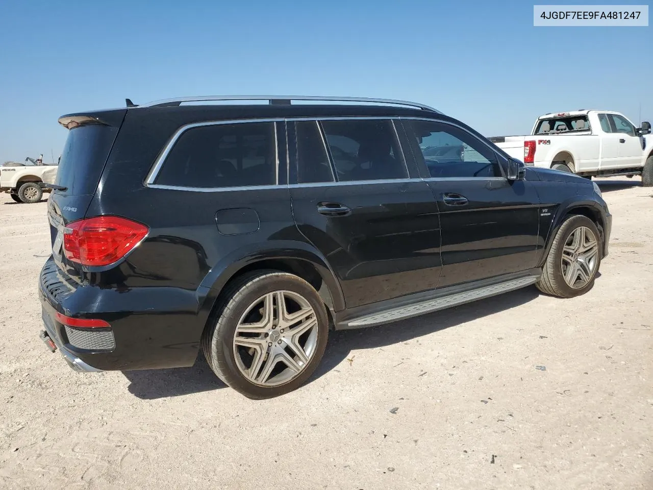 2015 Mercedes-Benz Gl 63 Amg VIN: 4JGDF7EE9FA481247 Lot: 76931034