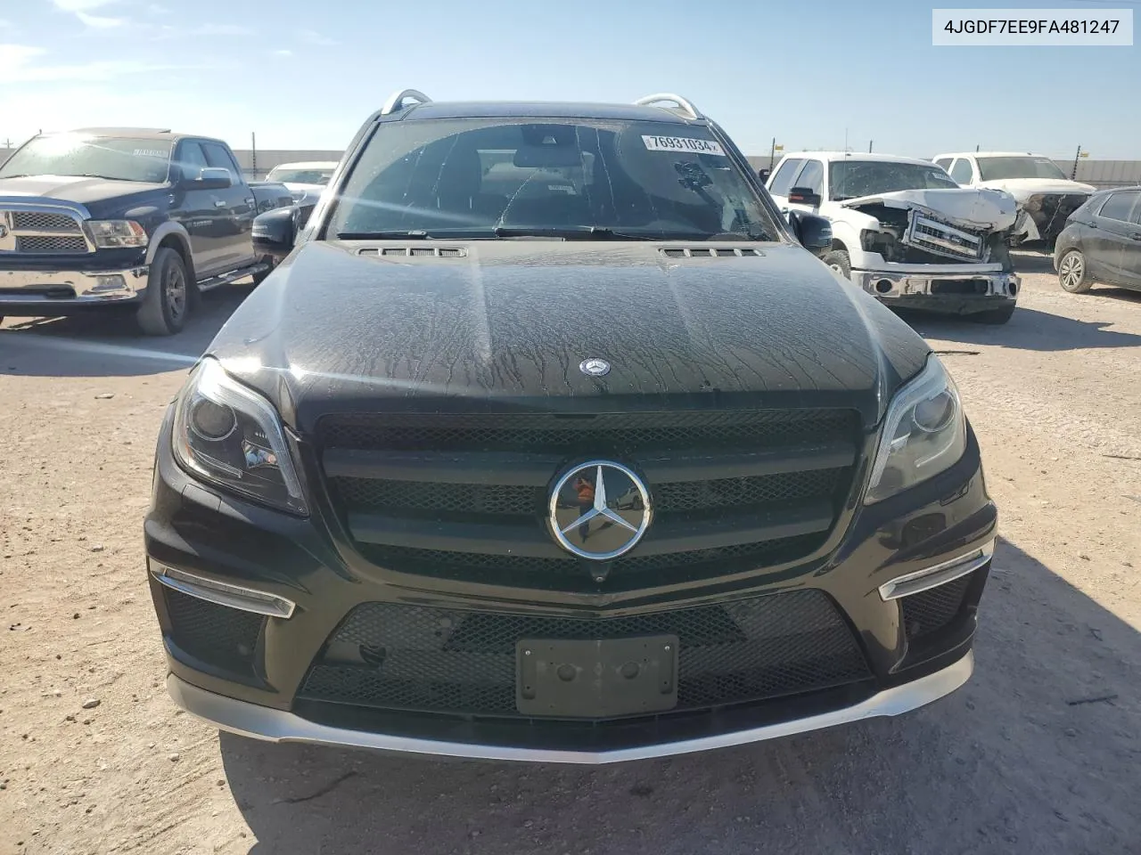 2015 Mercedes-Benz Gl 63 Amg VIN: 4JGDF7EE9FA481247 Lot: 76931034