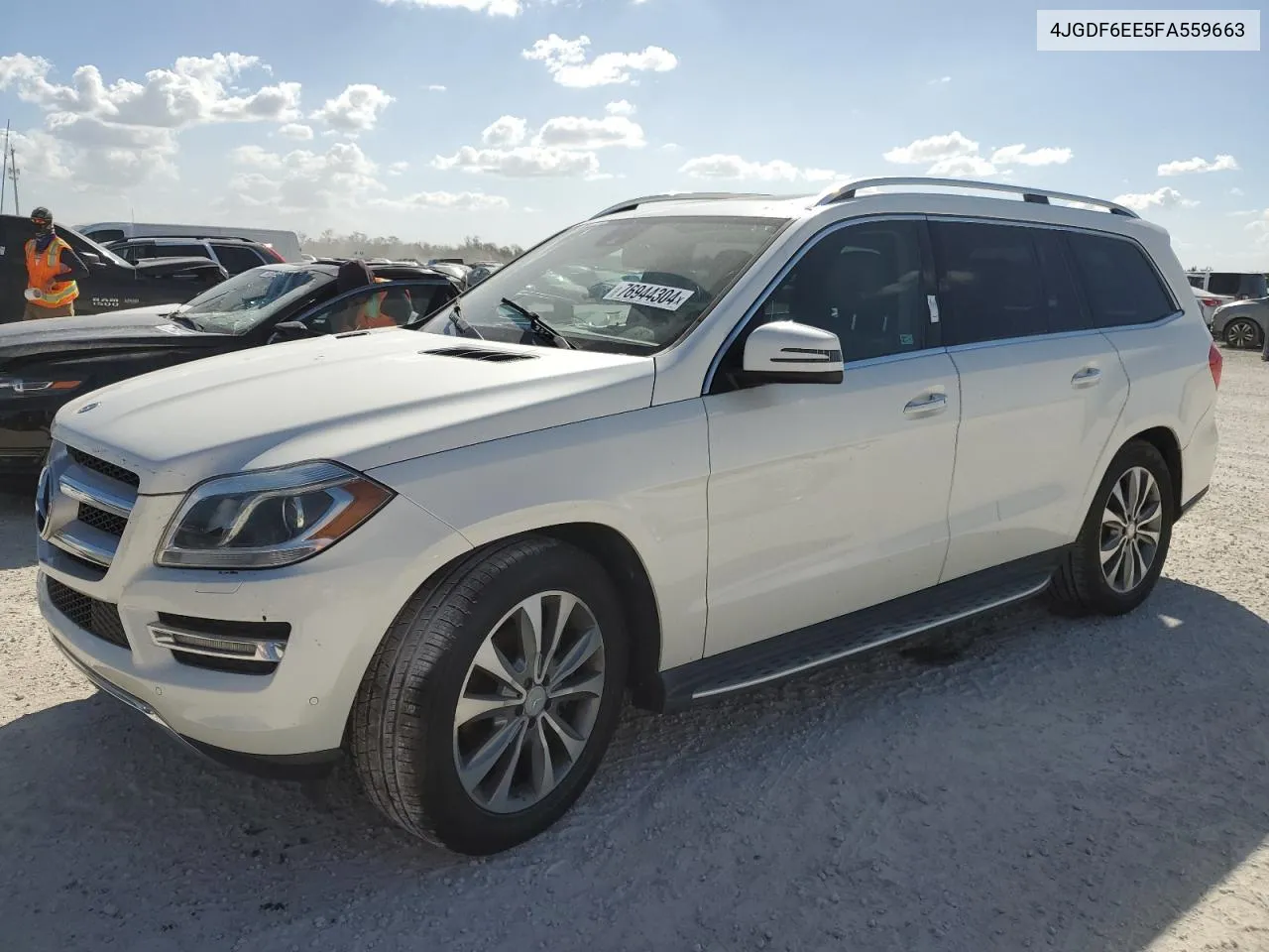 2015 Mercedes-Benz Gl 450 4Matic VIN: 4JGDF6EE5FA559663 Lot: 76944304