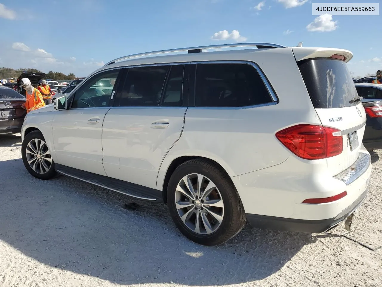 2015 Mercedes-Benz Gl 450 4Matic VIN: 4JGDF6EE5FA559663 Lot: 76944304