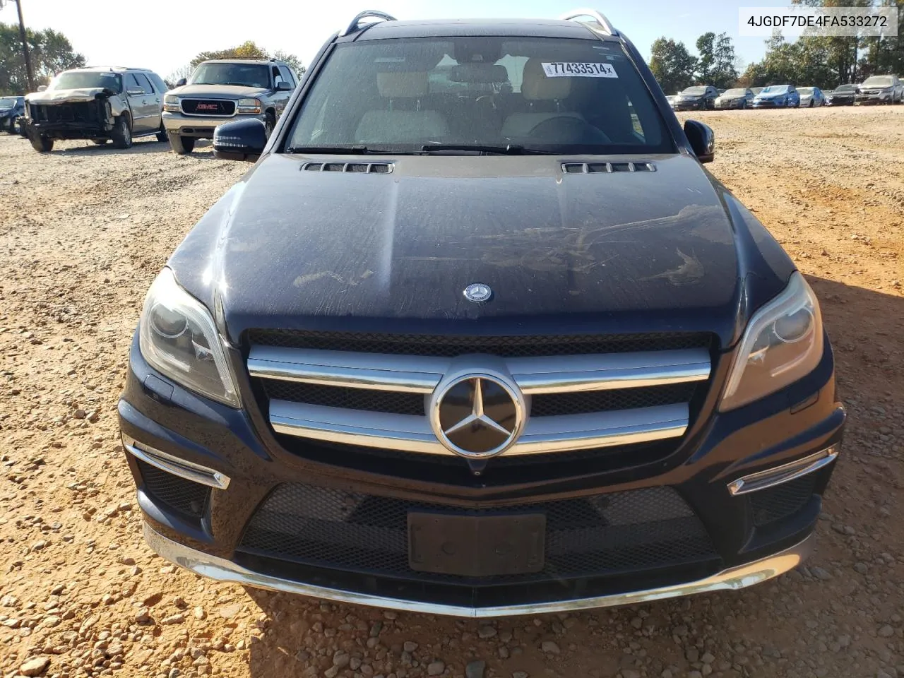 2015 Mercedes-Benz Gl 550 4Matic VIN: 4JGDF7DE4FA533272 Lot: 77433514