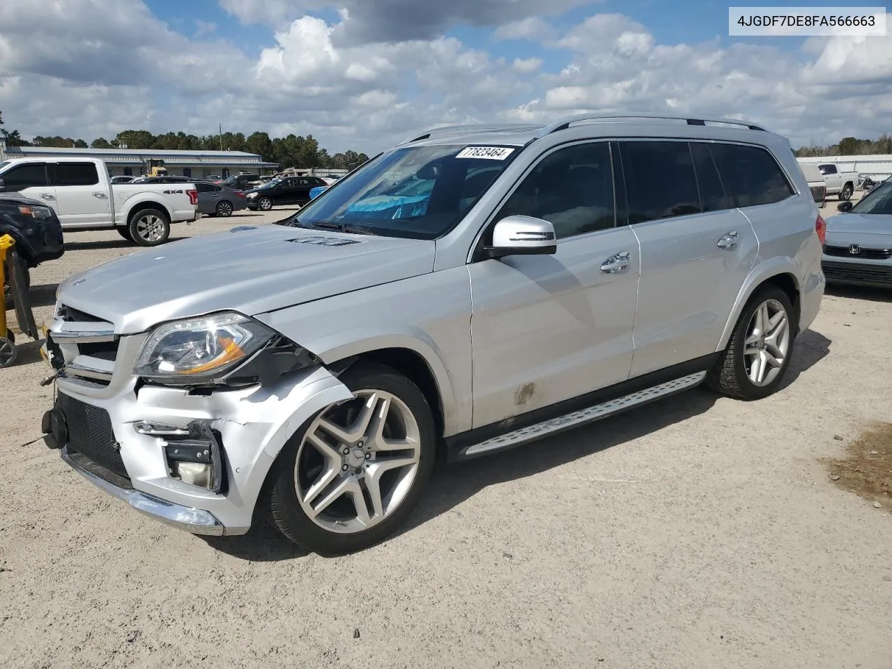 2015 Mercedes-Benz Gl 550 4Matic VIN: 4JGDF7DE8FA566663 Lot: 77823464