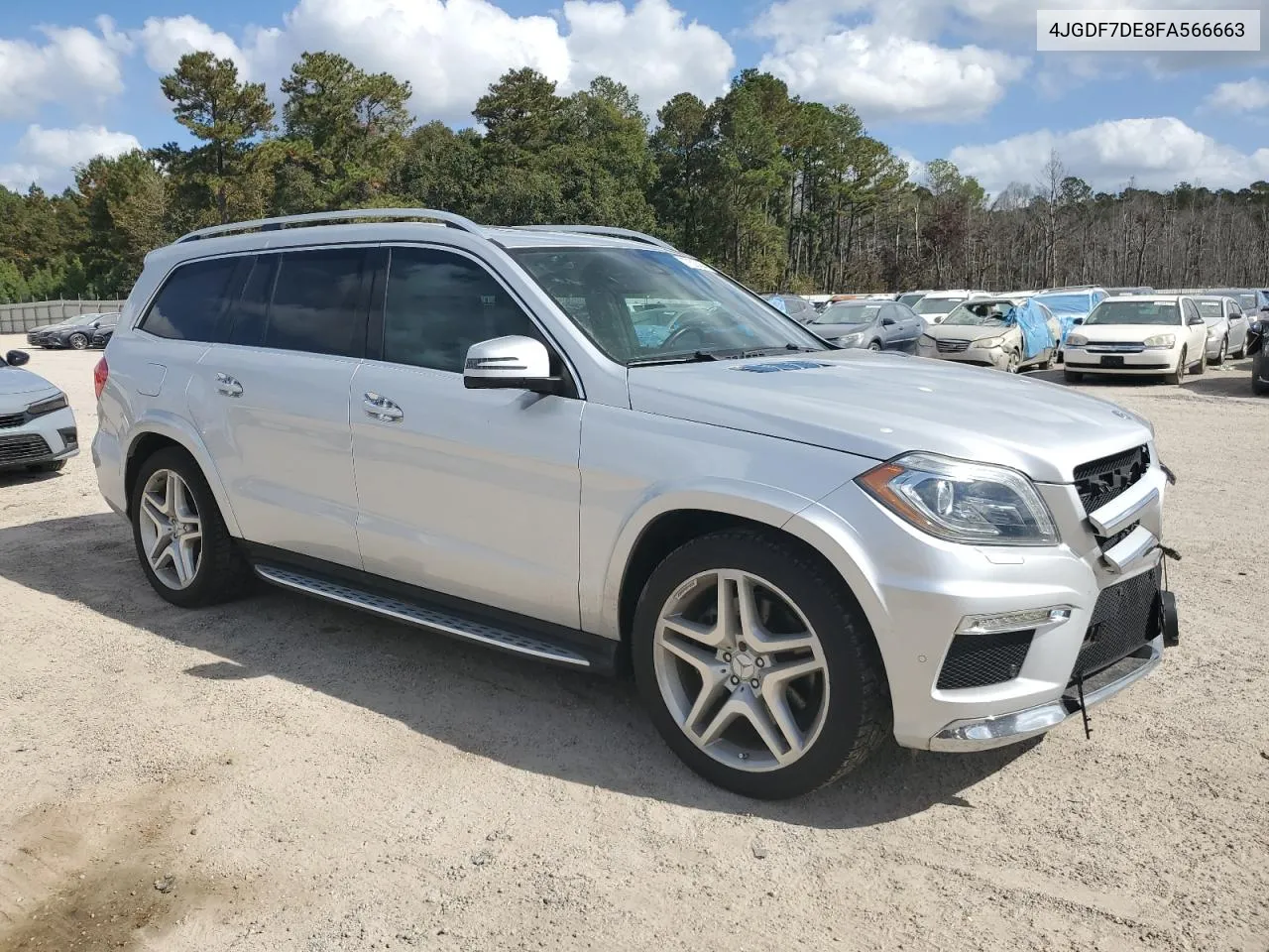 2015 Mercedes-Benz Gl 550 4Matic VIN: 4JGDF7DE8FA566663 Lot: 77823464