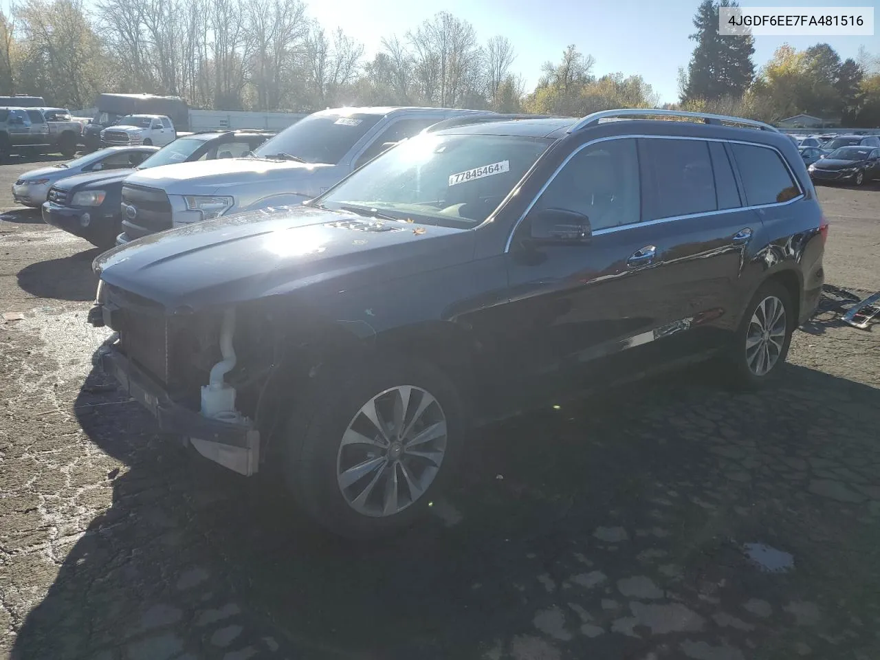 4JGDF6EE7FA481516 2015 Mercedes-Benz Gl 450 4Matic