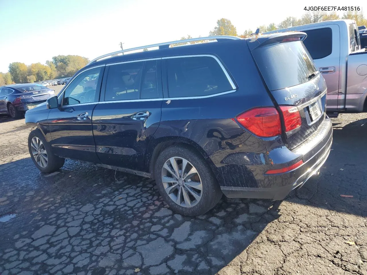 4JGDF6EE7FA481516 2015 Mercedes-Benz Gl 450 4Matic