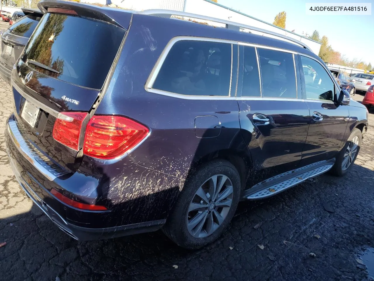 4JGDF6EE7FA481516 2015 Mercedes-Benz Gl 450 4Matic