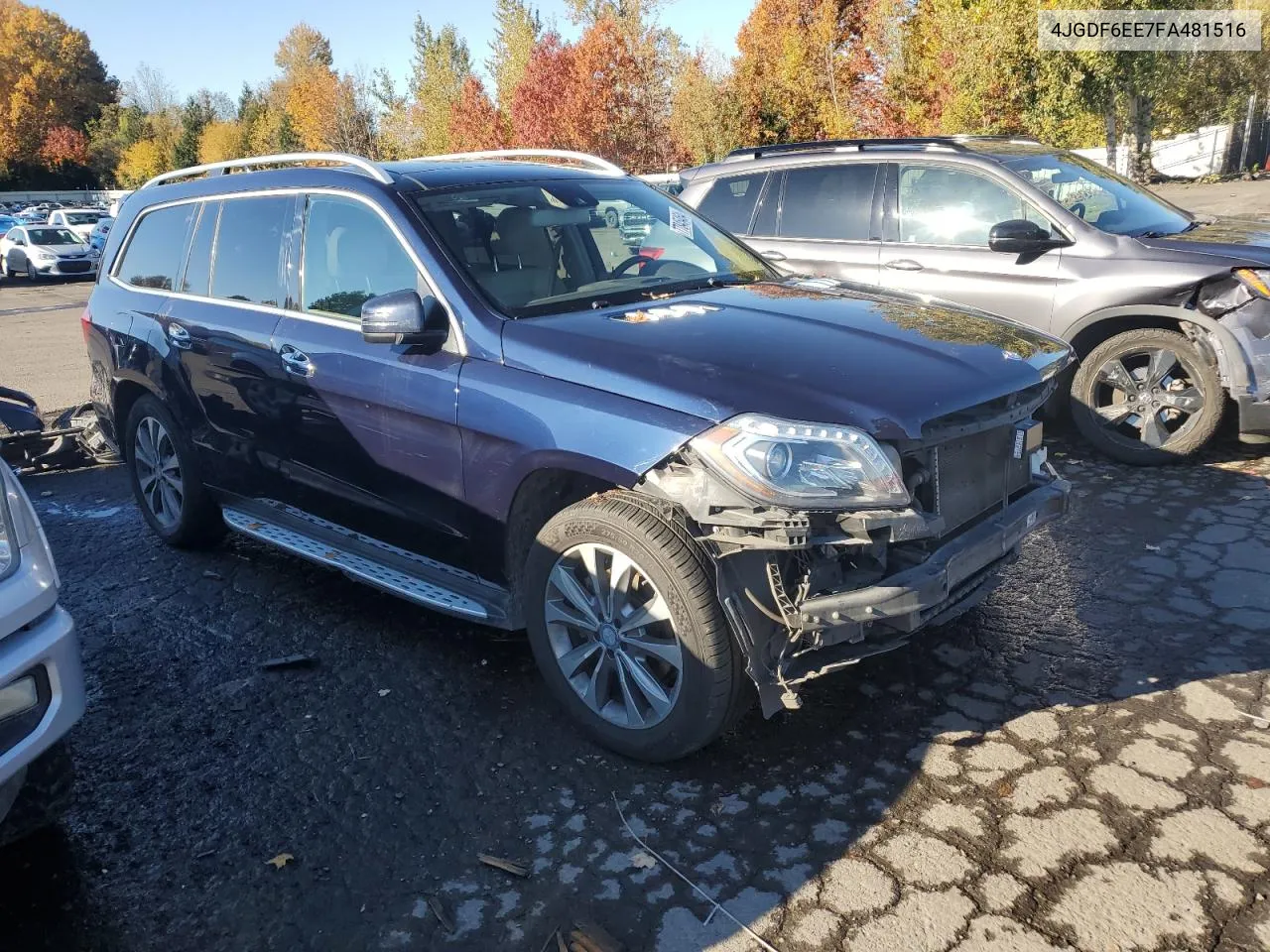 4JGDF6EE7FA481516 2015 Mercedes-Benz Gl 450 4Matic