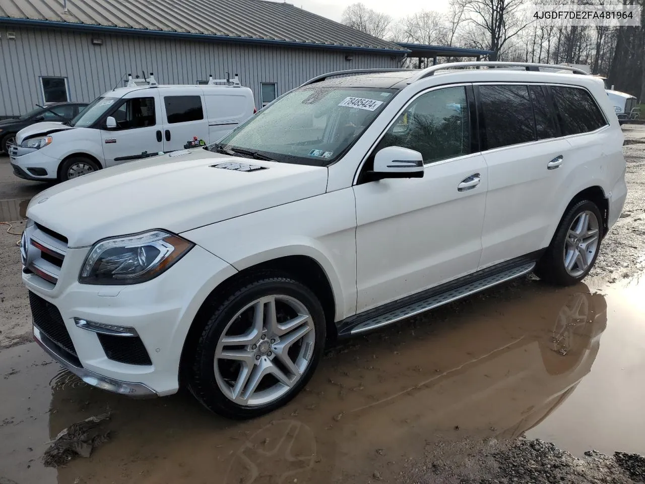 2015 Mercedes-Benz Gl 550 4Matic VIN: 4JGDF7DE2FA481964 Lot: 78485424