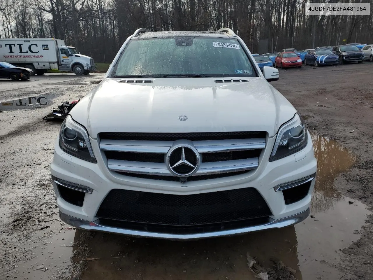 2015 Mercedes-Benz Gl 550 4Matic VIN: 4JGDF7DE2FA481964 Lot: 78485424