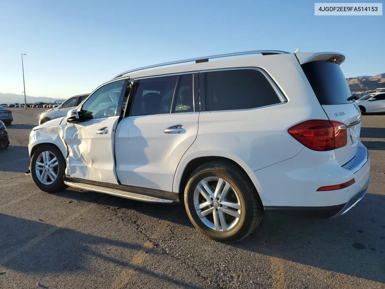 2015 Mercedes-Benz Gl 350 Bluetec VIN: 4JGDF2EE9FA514153 Lot: 78686794