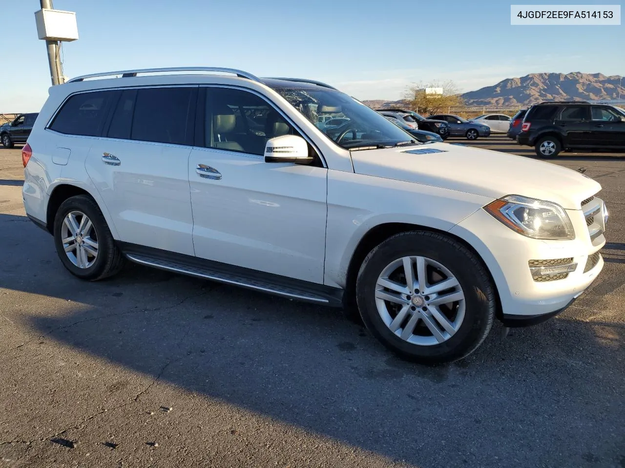 2015 Mercedes-Benz Gl 350 Bluetec VIN: 4JGDF2EE9FA514153 Lot: 78686794