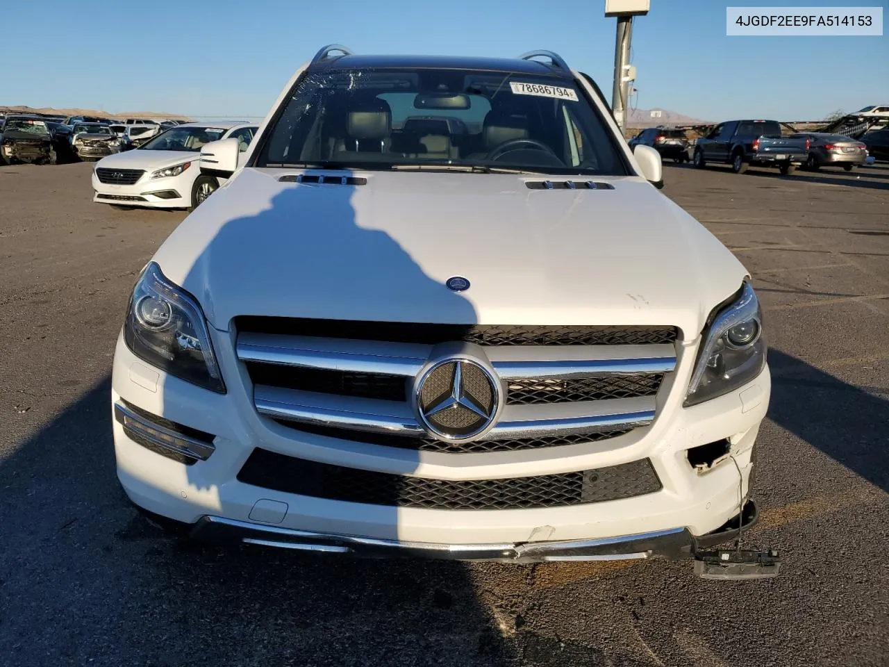 2015 Mercedes-Benz Gl 350 Bluetec VIN: 4JGDF2EE9FA514153 Lot: 78686794