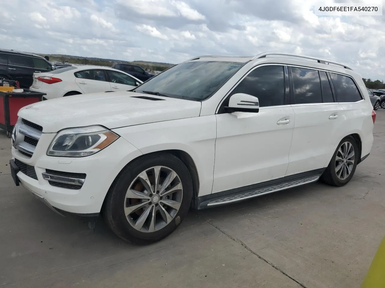 2015 Mercedes-Benz Gl 450 4Matic VIN: 4JGDF6EE1FA540270 Lot: 78760204