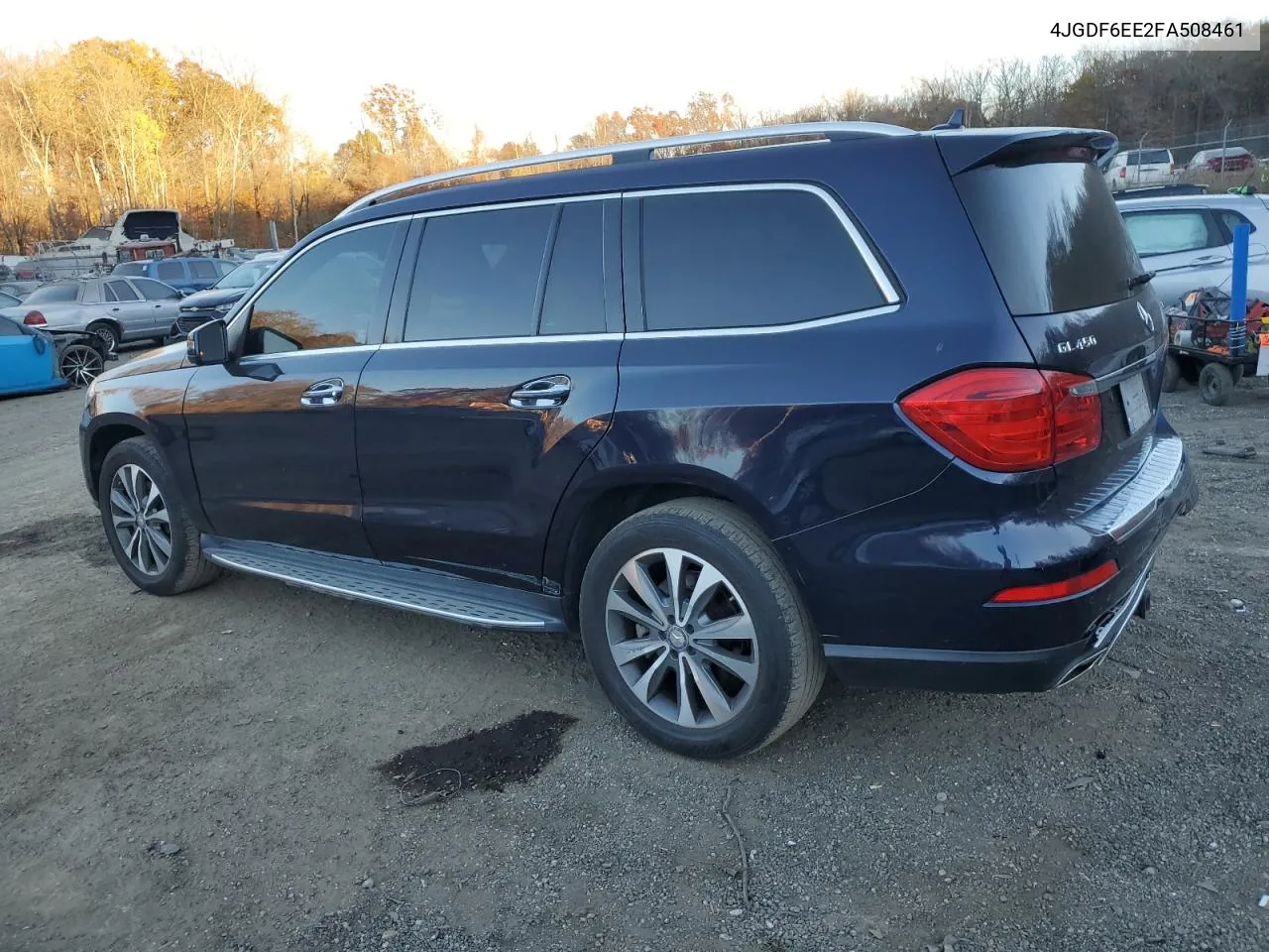 2015 Mercedes-Benz Gl 450 4Matic VIN: 4JGDF6EE2FA508461 Lot: 78945434