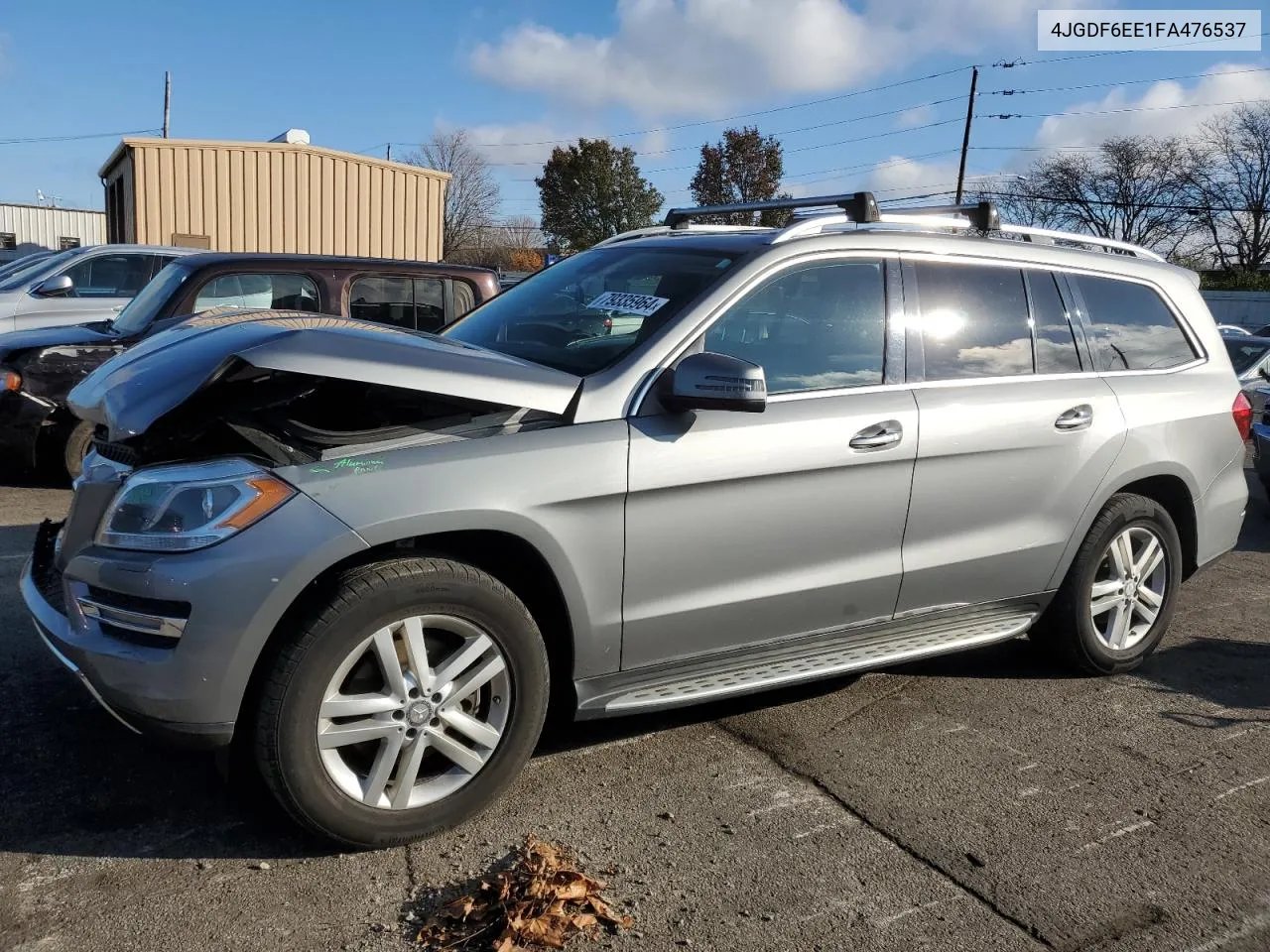 2015 Mercedes-Benz Gl 450 4Matic VIN: 4JGDF6EE1FA476537 Lot: 79335964