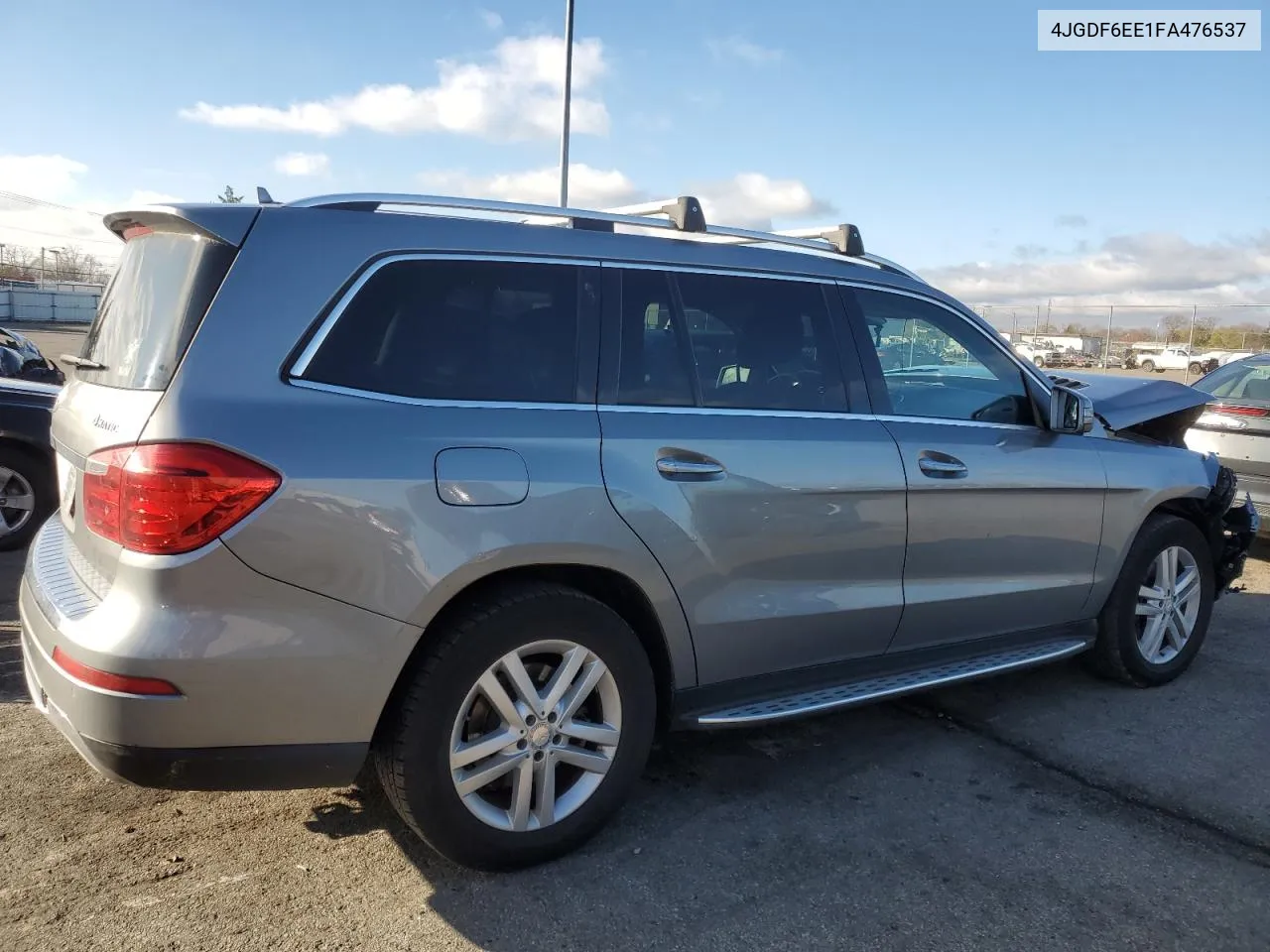 2015 Mercedes-Benz Gl 450 4Matic VIN: 4JGDF6EE1FA476537 Lot: 79335964