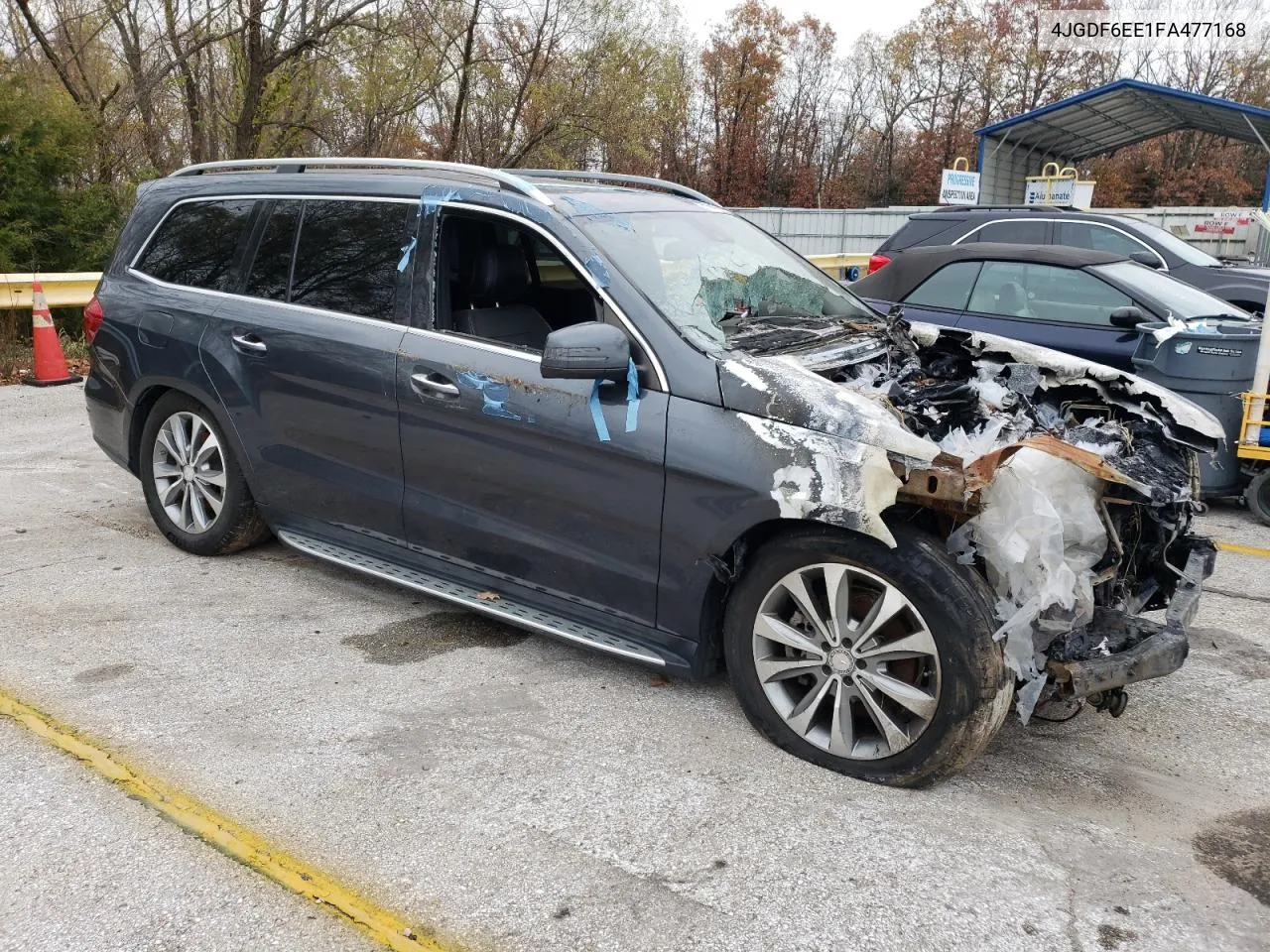 2015 Mercedes-Benz Gl 450 4Matic VIN: 4JGDF6EE1FA477168 Lot: 80669994