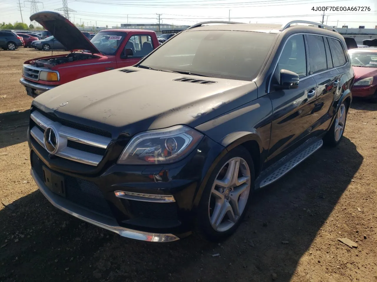 2016 Mercedes-Benz Gl 550 4Matic VIN: 4JGDF7DE0GA667276 Lot: 43052563