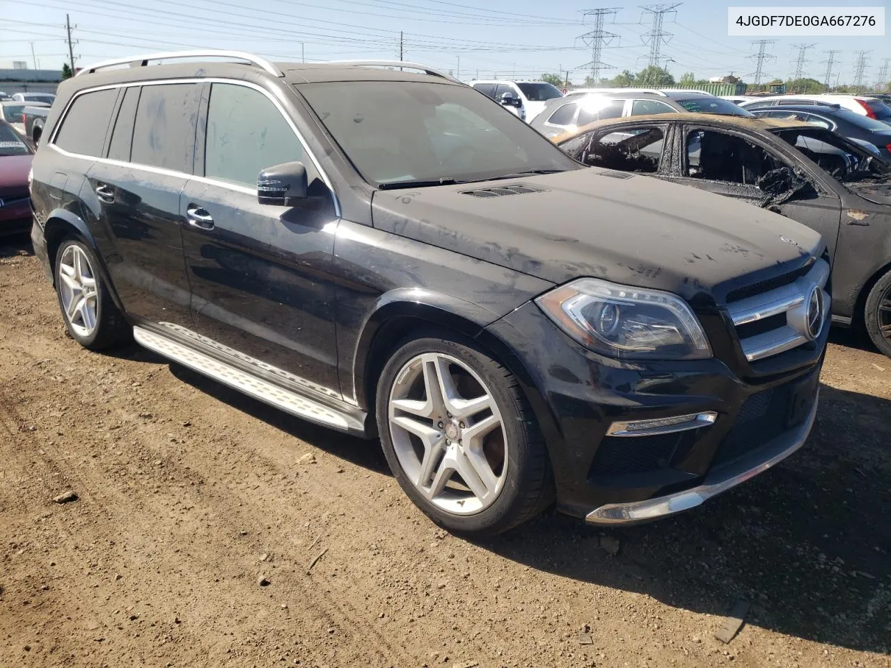 2016 Mercedes-Benz Gl 550 4Matic VIN: 4JGDF7DE0GA667276 Lot: 43052563