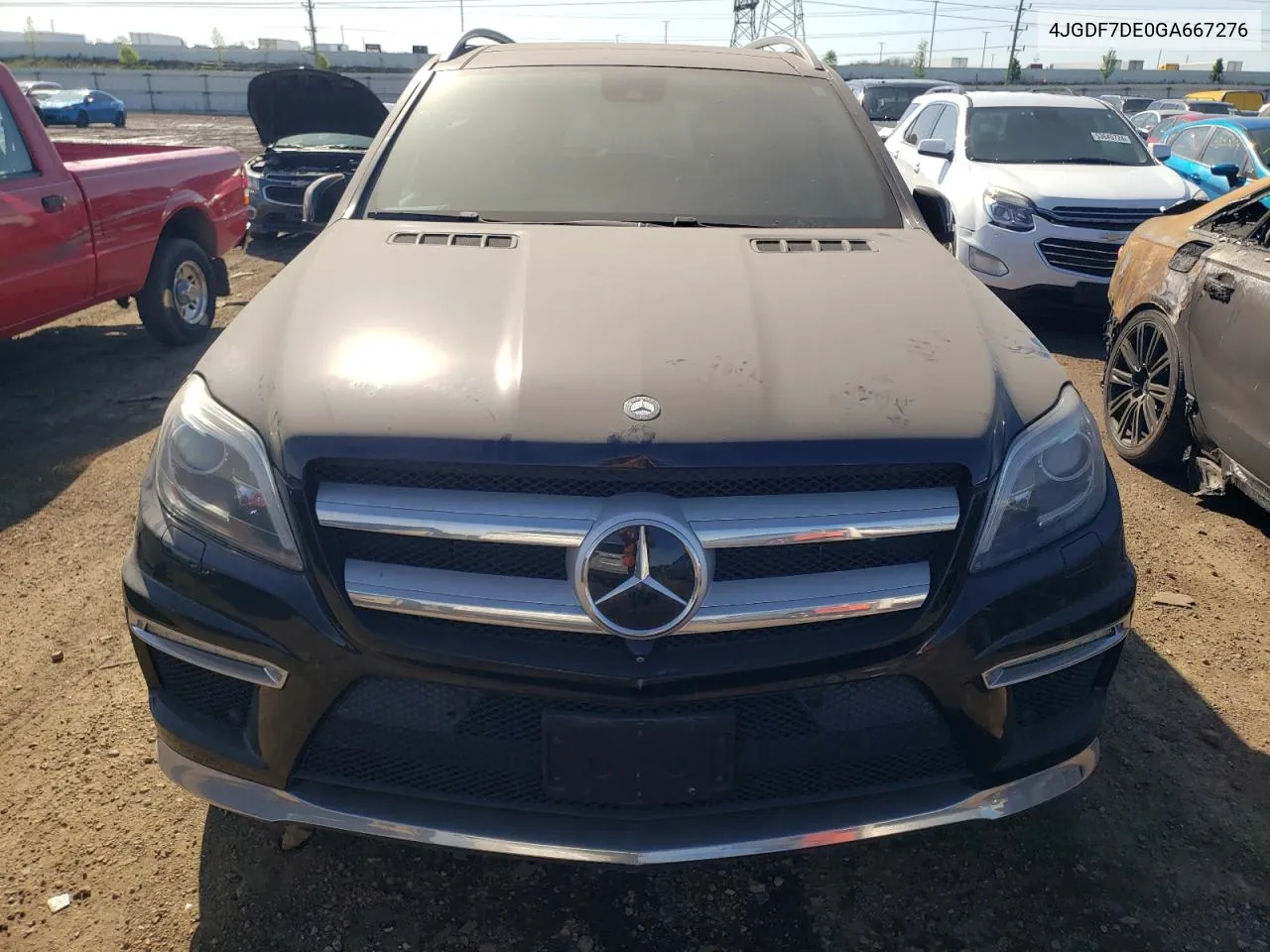 2016 Mercedes-Benz Gl 550 4Matic VIN: 4JGDF7DE0GA667276 Lot: 43052563