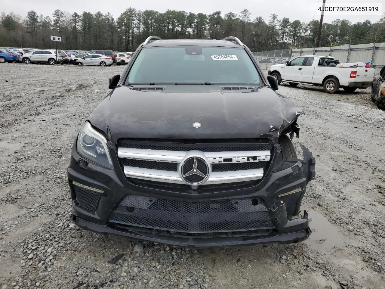 2016 Mercedes-Benz Gl 550 4Matic VIN: 4JGDF7DE2GA651919 Lot: 45704694