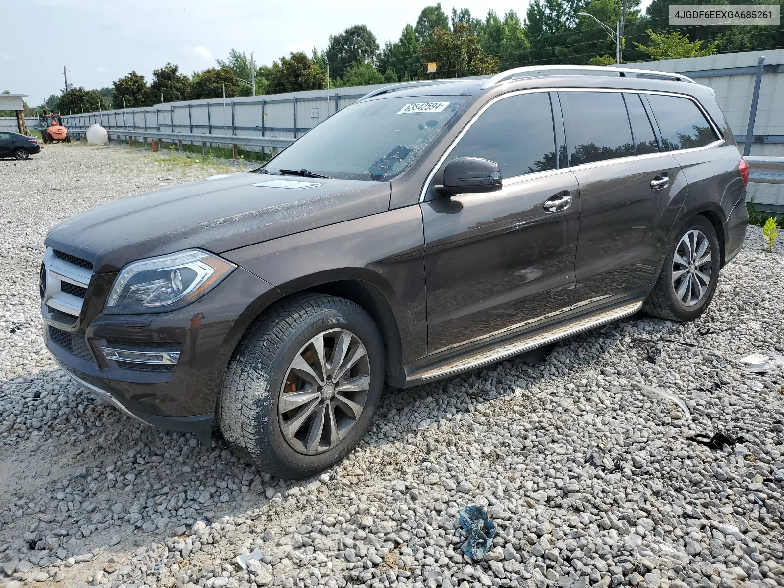 2016 Mercedes-Benz Gl 450 4Matic VIN: 4JGDF6EEXGA685261 Lot: 63542594