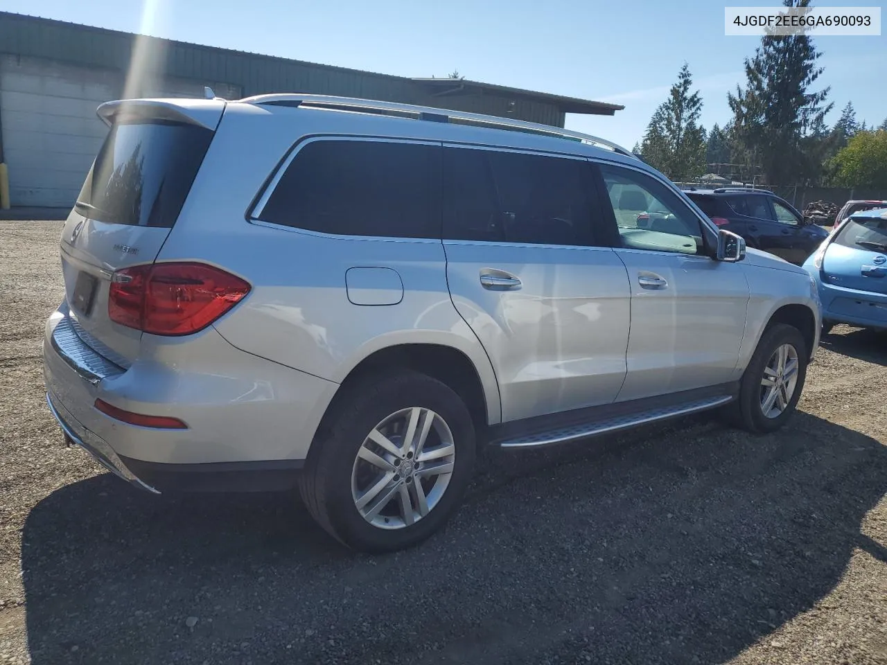 2016 Mercedes-Benz Gl 350 Bluetec VIN: 4JGDF2EE6GA690093 Lot: 70242344