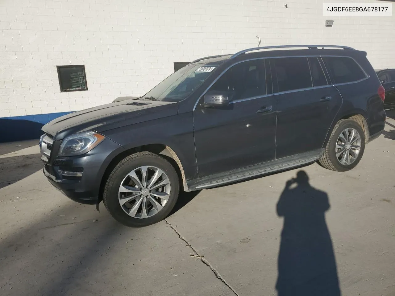 2016 Mercedes-Benz Gl 450 4Matic VIN: 4JGDF6EE8GA678177 Lot: 72608974