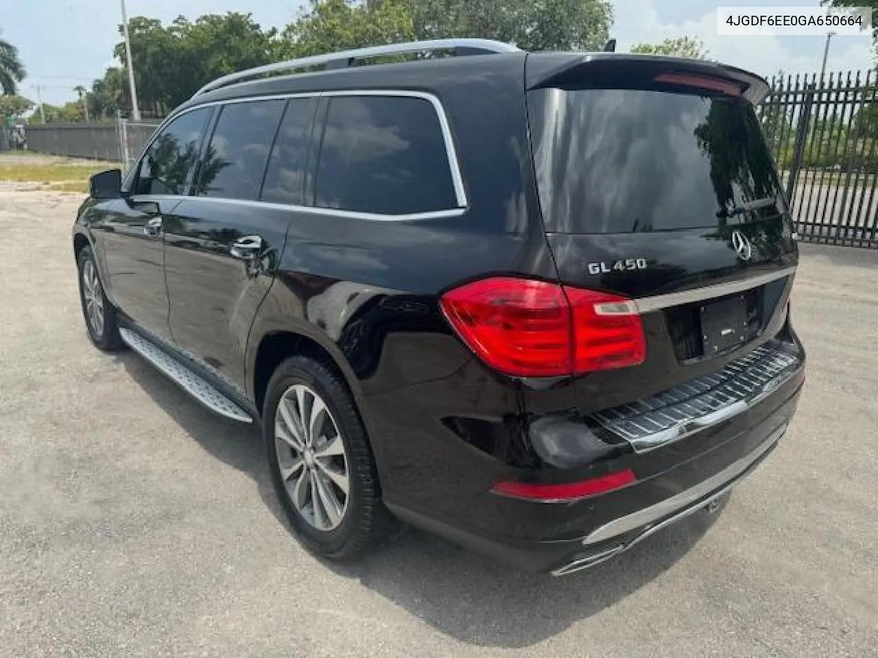 2016 Mercedes-Benz Gl 450 4Matic VIN: 4JGDF6EE0GA650664 Lot: 73692024