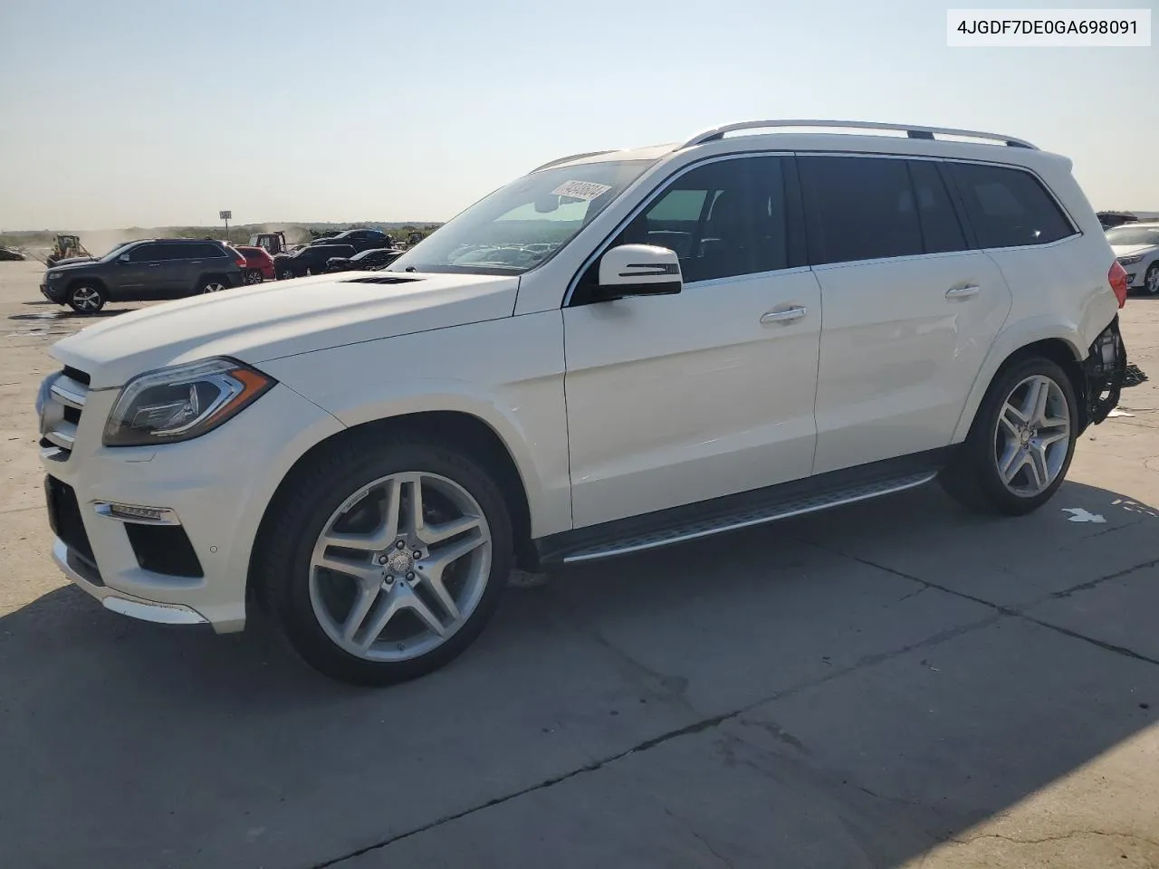 2016 Mercedes-Benz Gl 550 4Matic VIN: 4JGDF7DE0GA698091 Lot: 74348604