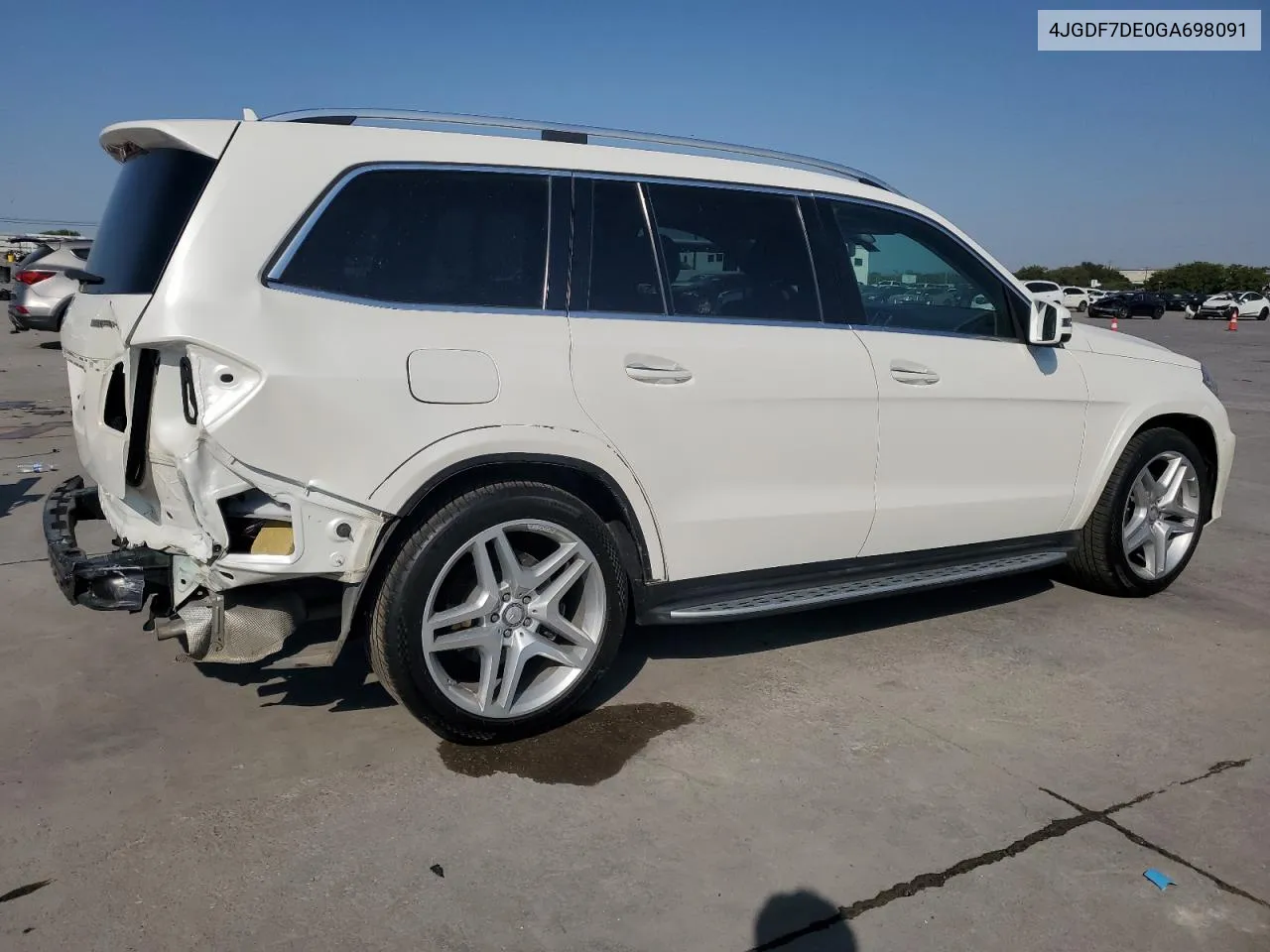 2016 Mercedes-Benz Gl 550 4Matic VIN: 4JGDF7DE0GA698091 Lot: 74348604