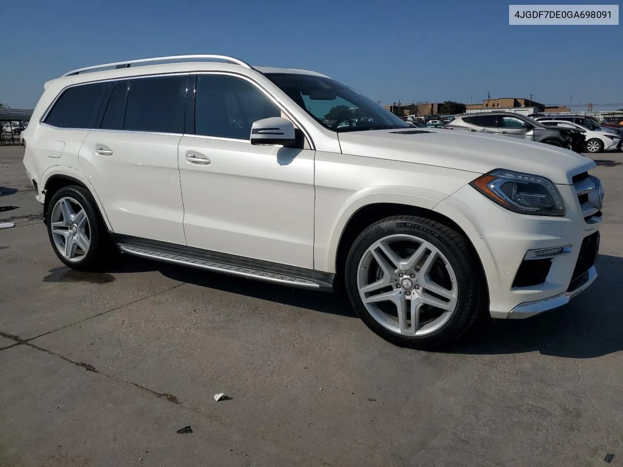 2016 Mercedes-Benz Gl 550 4Matic VIN: 4JGDF7DE0GA698091 Lot: 74348604