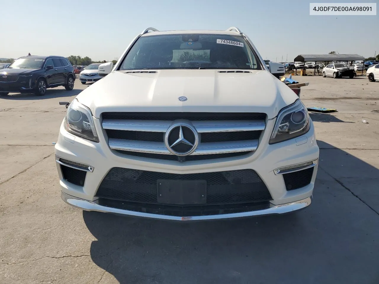 2016 Mercedes-Benz Gl 550 4Matic VIN: 4JGDF7DE0GA698091 Lot: 74348604