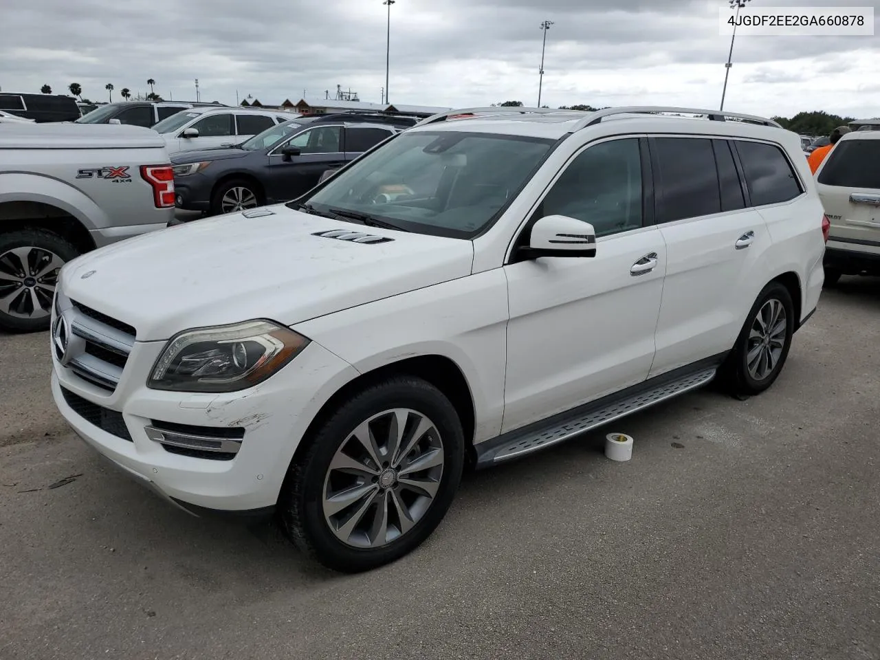 2016 Mercedes-Benz Gl 350 Bluetec VIN: 4JGDF2EE2GA660878 Lot: 75084414