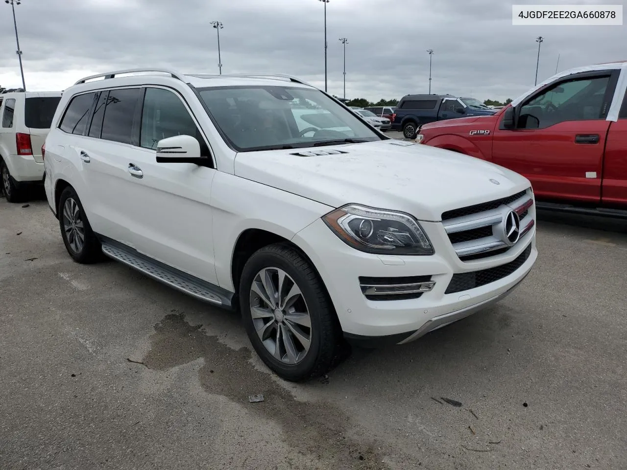 2016 Mercedes-Benz Gl 350 Bluetec VIN: 4JGDF2EE2GA660878 Lot: 75084414