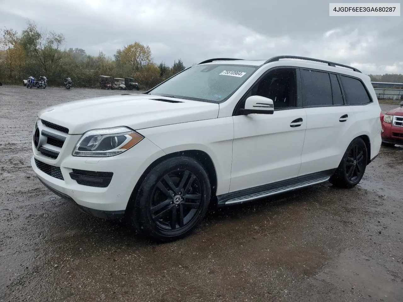 2016 Mercedes-Benz Gl 450 4Matic VIN: 4JGDF6EE3GA680287 Lot: 75510964