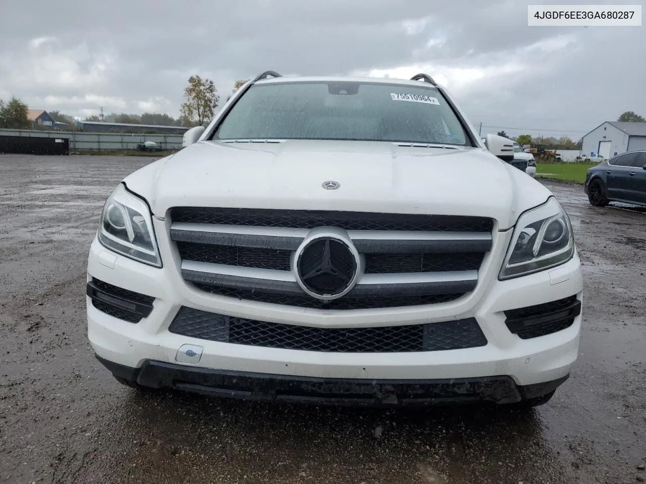 2016 Mercedes-Benz Gl 450 4Matic VIN: 4JGDF6EE3GA680287 Lot: 75510964