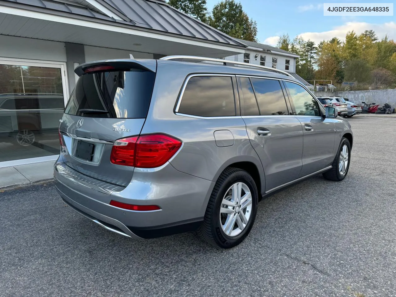 2016 Mercedes-Benz Gl 350 Bluetec VIN: 4JGDF2EE3GA648335 Lot: 76155924