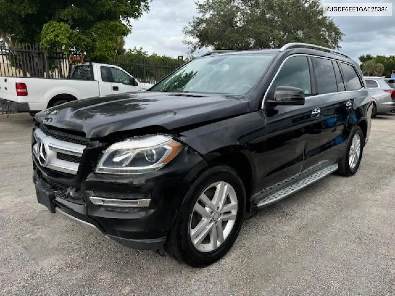 2016 Mercedes-Benz Gl 450 4Matic VIN: 4JGDF6EE1GA625384 Lot: 77045634