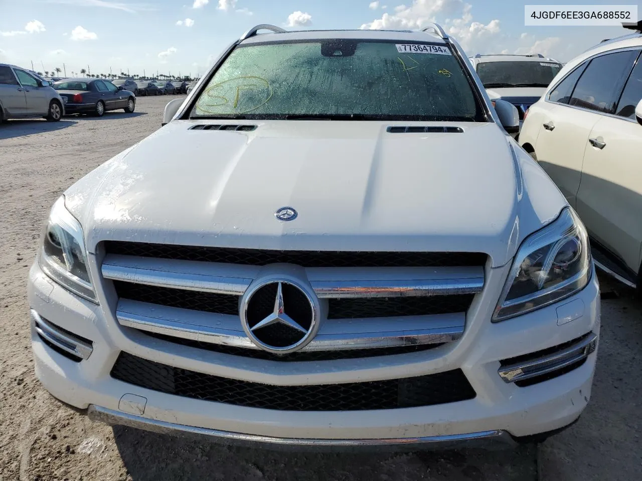 2016 Mercedes-Benz Gl 450 4Matic VIN: 4JGDF6EE3GA688552 Lot: 77364794