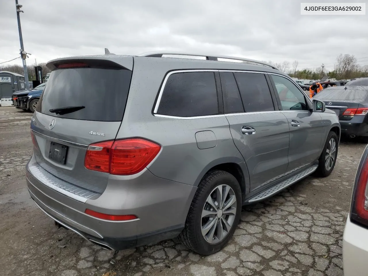 2016 Mercedes-Benz Gl 450 4Matic VIN: 4JGDF6EE3GA629002 Lot: 80864124