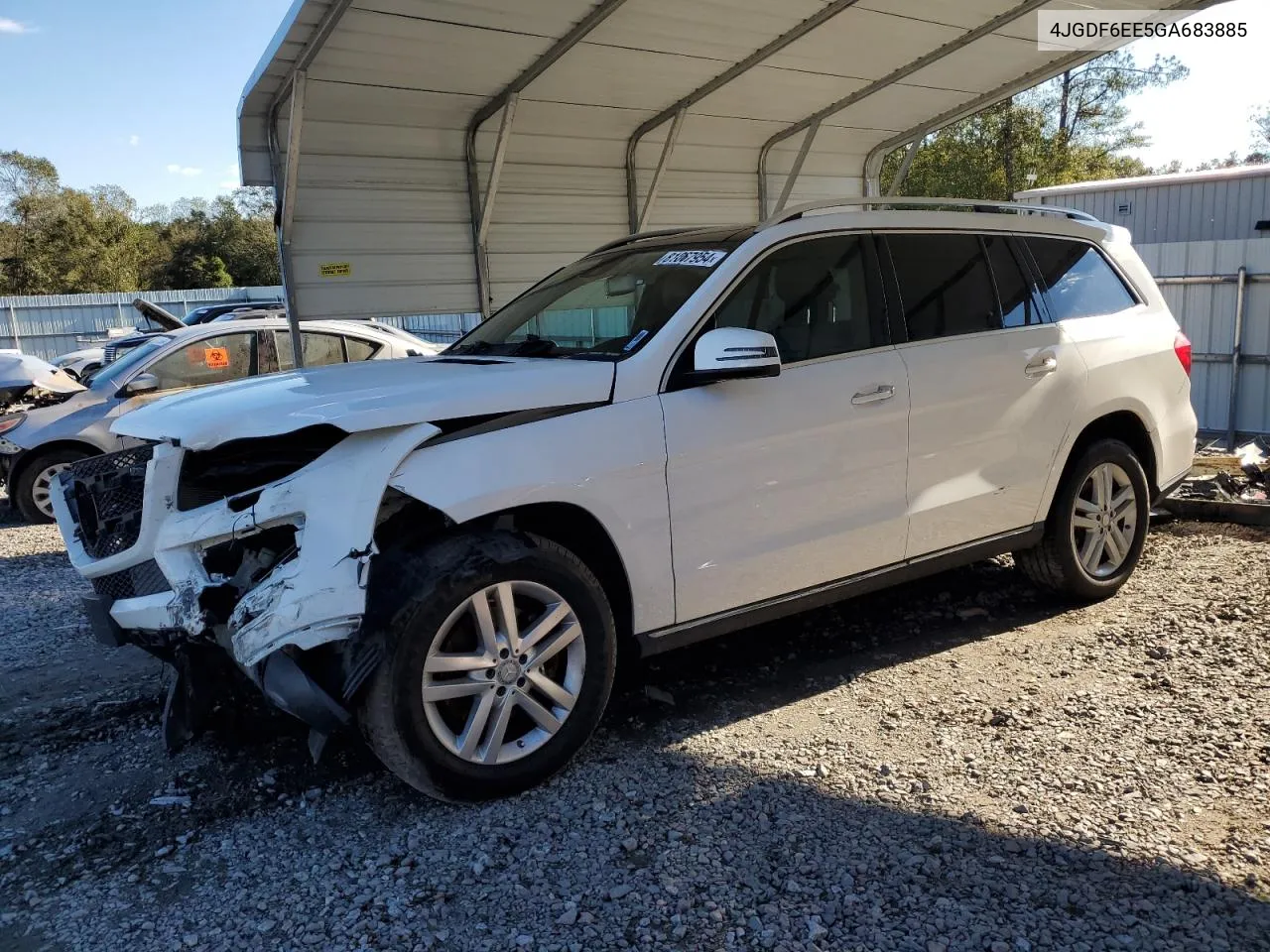 2016 Mercedes-Benz Gl 450 4Matic VIN: 4JGDF6EE5GA683885 Lot: 81067954