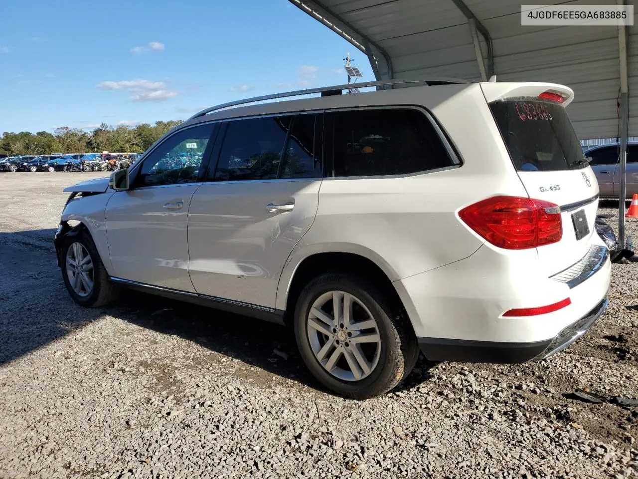 2016 Mercedes-Benz Gl 450 4Matic VIN: 4JGDF6EE5GA683885 Lot: 81067954