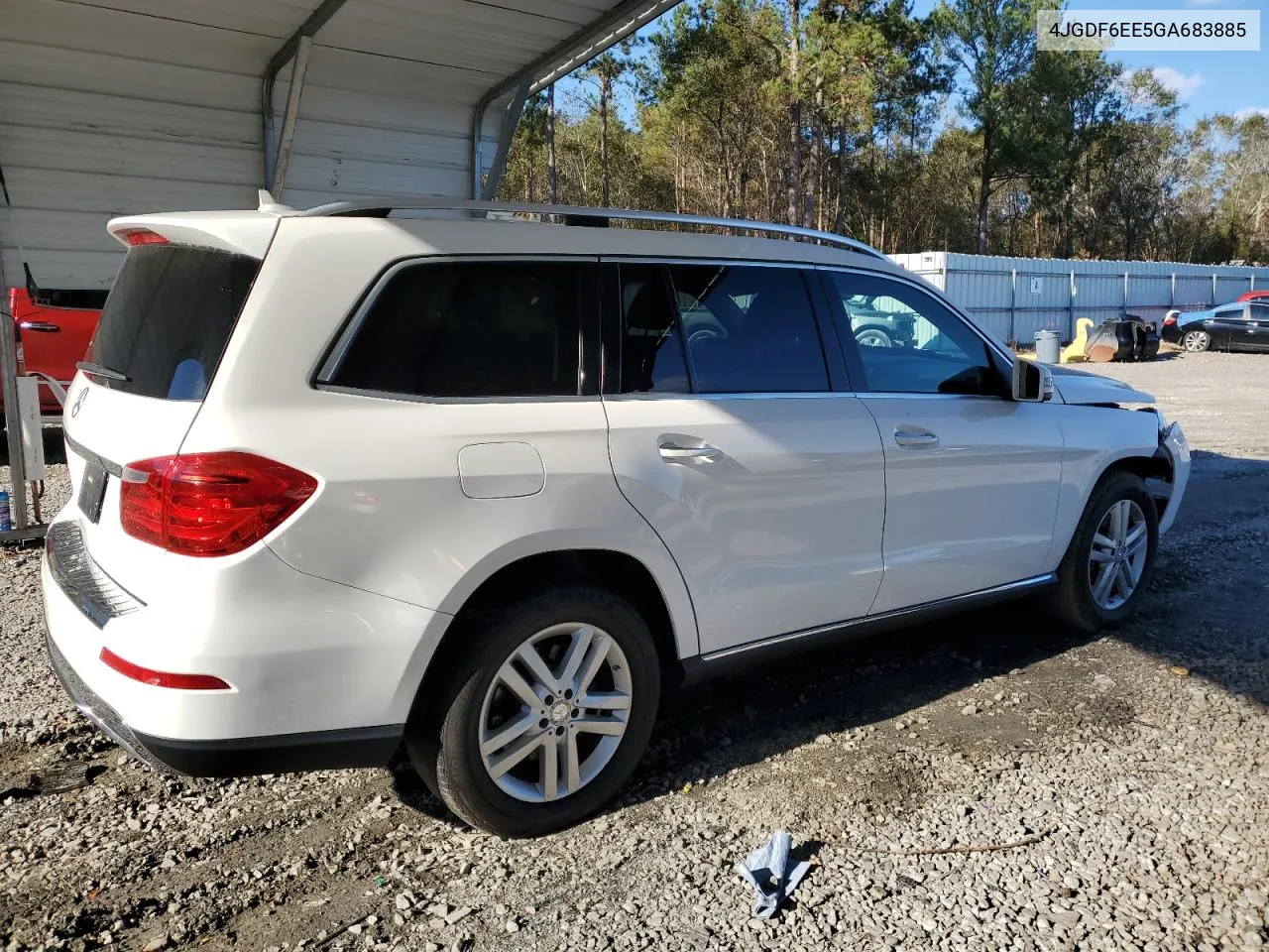 2016 Mercedes-Benz Gl 450 4Matic VIN: 4JGDF6EE5GA683885 Lot: 81067954