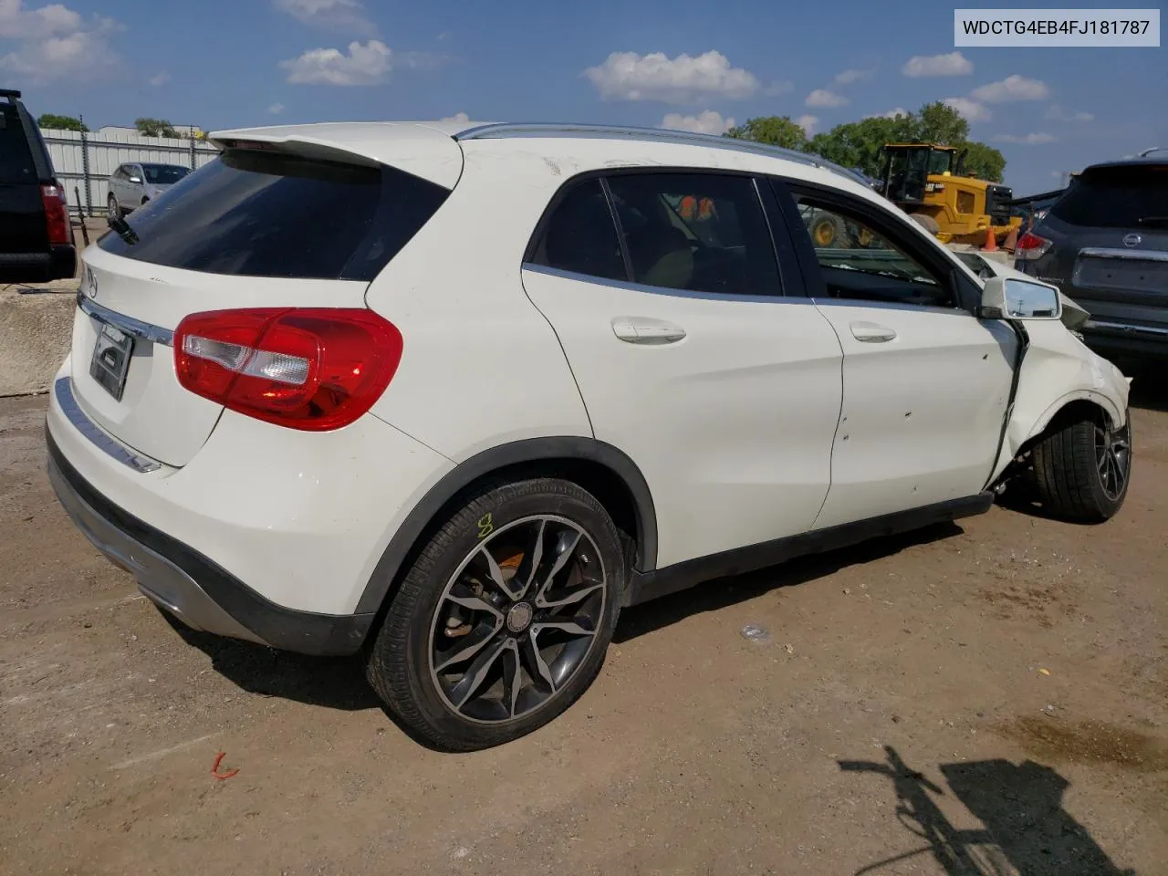 2015 Mercedes-Benz Gla 250 VIN: WDCTG4EB4FJ181787 Lot: 45005054