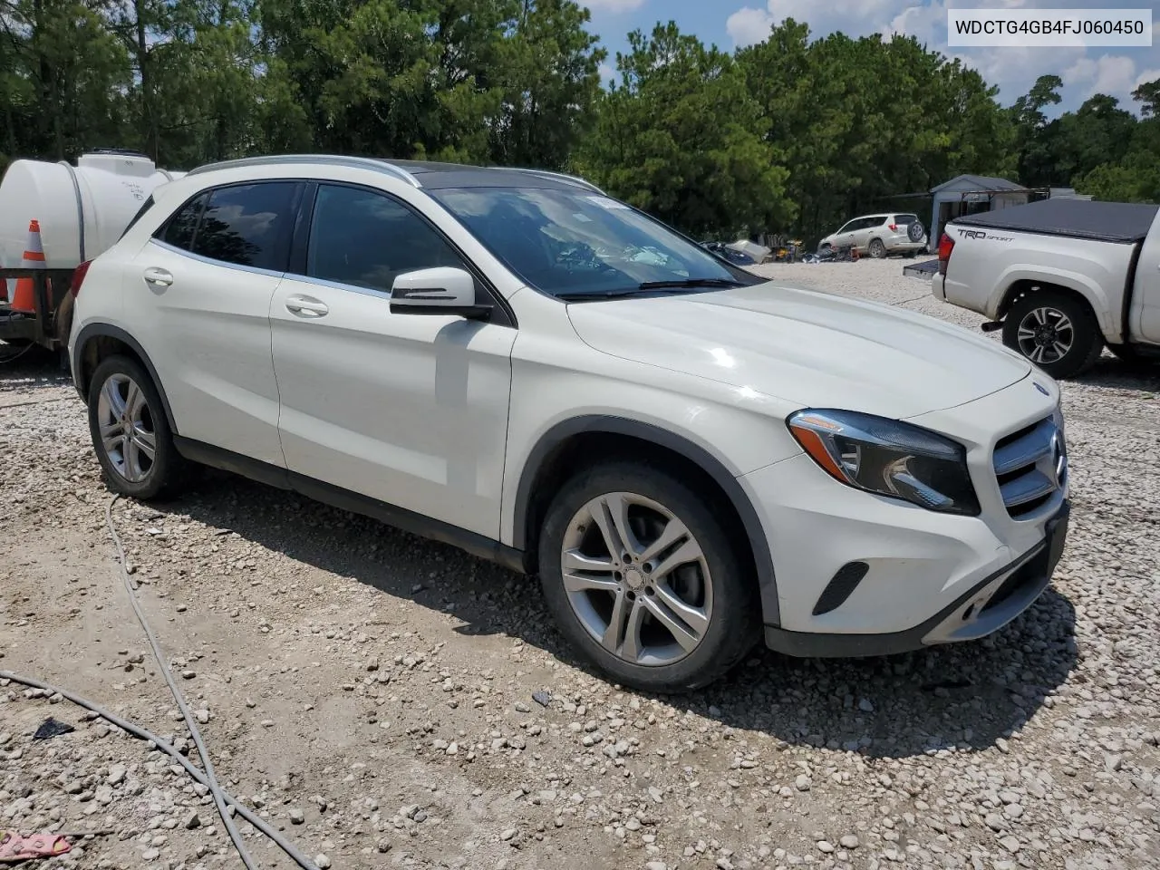 2015 Mercedes-Benz Gla 250 4Matic VIN: WDCTG4GB4FJ060450 Lot: 58690394