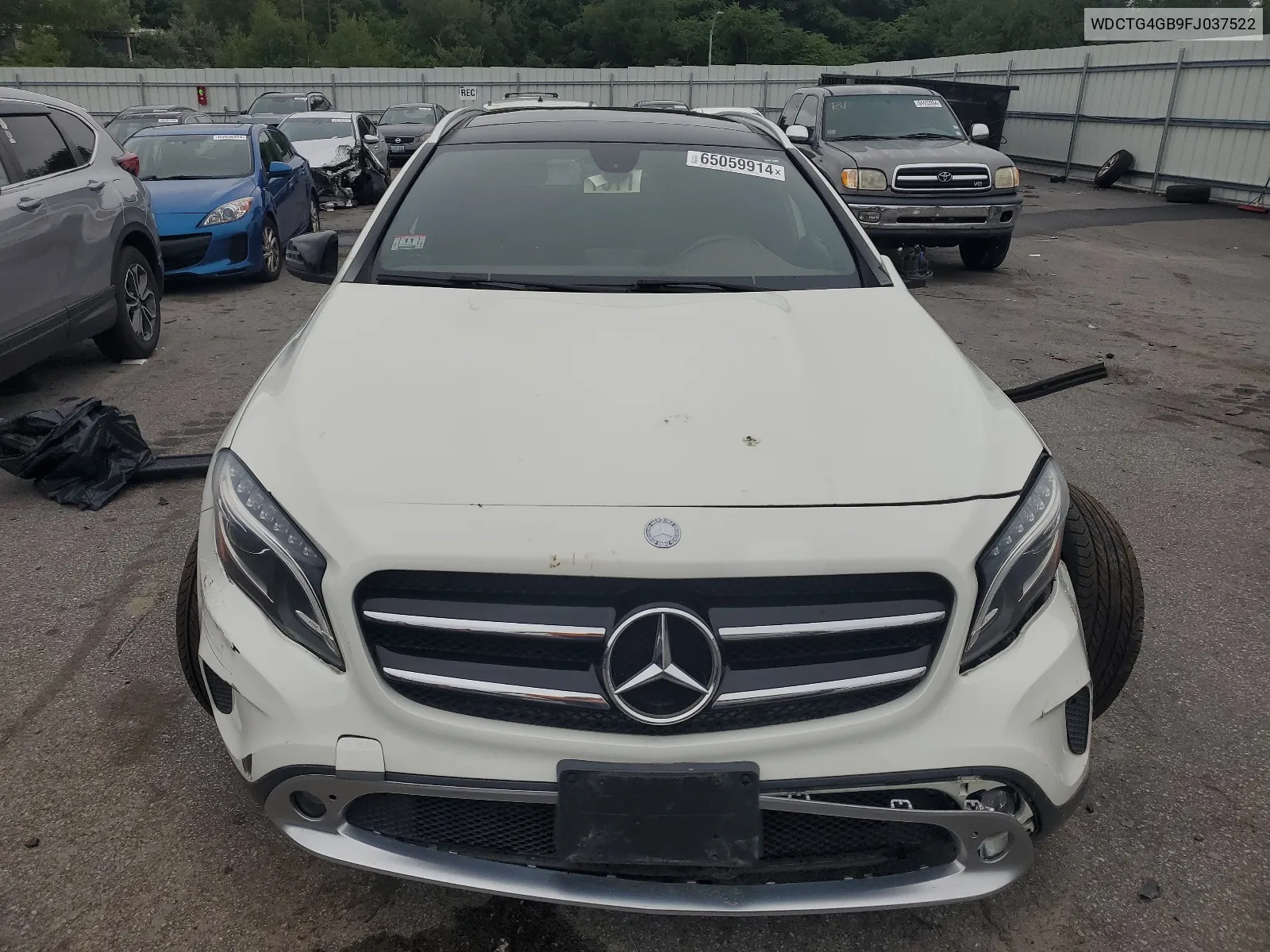 2015 Mercedes-Benz Gla 250 4Matic VIN: WDCTG4GB9FJ037522 Lot: 65059914